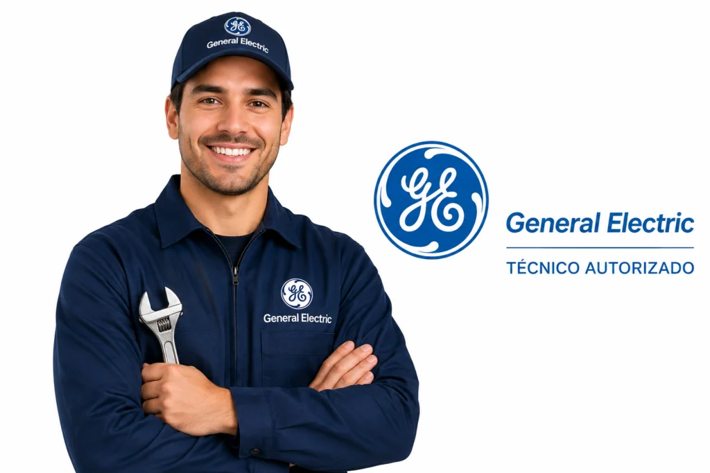 Técnico General Electric realizando mantenimiento preventivo en Quito